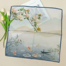 New Scarf 100% Silk Bandana Women Square Scarves Wrap Kerchief Elegant Spring Fashion Luxury High Quality Headband Hijab Shawls