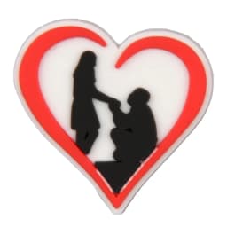 Friend Wedding Blessing Love Rose Shoe Charms Girl Shoe Buckle Decoration Accessories for Wen Women Party Gifts