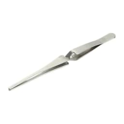 Stainless Steel Tweezers Cross Reverse Round Head Reverse Fork Nie Pointed Labor-Saving Pinch Fixed Self-locking Clip Philately