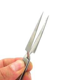 Stainless Steel Tweezers Cross Reverse Round Head Reverse Fork Nie Pointed Labor-Saving Pinch Fixed Self-locking Clip Philately