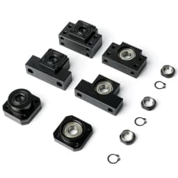 1/2PC BK15+BF15 Screw Support Bracket Fixed Bracket Linear Bearing BKBF15 For Ball Screw SFU2005 /SFU2510