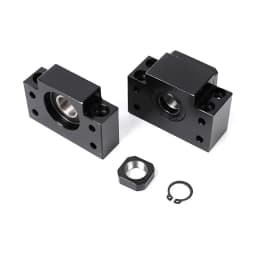 1/2PC BK15+BF15 Screw Support Bracket Fixed Bracket Linear Bearing BKBF15 For Ball Screw SFU2005 /SFU2510