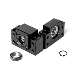 1/2PC BK15+BF15 Screw Support Bracket Fixed Bracket Linear Bearing BKBF15 For Ball Screw SFU2005 /SFU2510