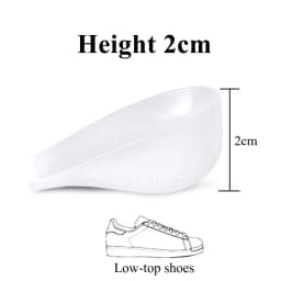 Unisex Invisible Height Increase Insoles Women Men Heel Pads Silicone Gel Lift Insole Dress In Socks Cracked Foot Skin Care Tool