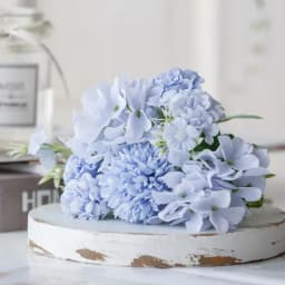Nordic Artificial Flower Hydrangea Holding Wedding Bouquet Silk Flower for Home Party Table Decoration Fall Decorations Fake Flo