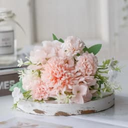 Nordic Artificial Flower Hydrangea Holding Wedding Bouquet Silk Flower for Home Party Table Decoration Fall Decorations Fake Flo