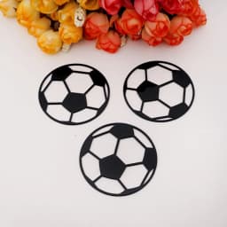 30Pcs Hollow Out Football Style Wall Mirror Sticker 3D Acrylic Mirror Sticker Party Decor Kid's Room DIY Decor