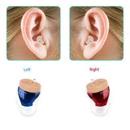 Hearing Aids USB Rechargeable Mini Audifonos In Ear Portable Invisible Adjustable Tone Sound Amplifier for Deafness Drop Shippin