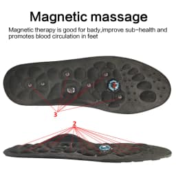 Magnetic Massage Insoles For Foot Acupressure Therapy Reflexology Pain Relief Health Massager Arch Support Shoes Soles Inserts