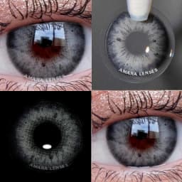 AMARA Natural Colored Contacts Lenses Brown 2pcs Contacts Beautful Pupils Color Contacts Yearly Makeup Cosmetic Contact Lens