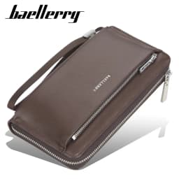 Baellerry Men Clutch Bag Large Capacity Wallet Cell Phone Pocket Credit Card Holder High Quality Multifunction Purse For Male