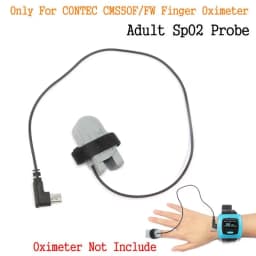 CONTEC CMS50F Wrist Pulse Oximeter CE Certified Wireless Digital Finger SpO2 Monitor With Alarm For Sleep Overnight Tracking