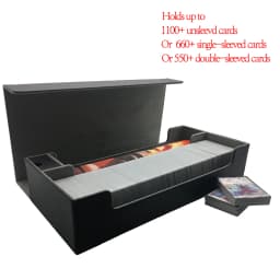 AEGIS GUARDIAN Super Large Card Case Deck Box for Mtg Yugioh TCG Binders For Cards Playmat and Dice: 550+