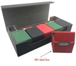 AEGIS GUARDIAN Super Large Card Case Deck Box for Mtg Yugioh TCG Binders For Cards Playmat and Dice: 550+