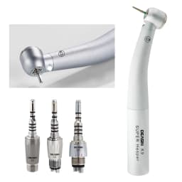 Dental 9000L Fiber Optic LED High Speed Handpiece Dental Air Turbine for Kavo Coupling with Fiber Optic Dental Material
