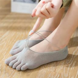 Women Summer Five-Fingers Sling Socks Ultrathin Funny Toe Invisible Sokken Silicone Non-Slip Anti-Friction Foot Protector