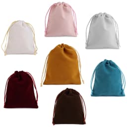 10pcs Short Velvet Bags 5x7/7x9/10x12/12x15cm Jewelry Packaging Bag Gift Wedding Party Display Present Sweets Packing Pouches
