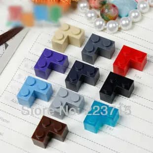 2357 50pcs *Corner Brick 2X2* DIY enlighten block bricks,Compatible With Assembles Particles