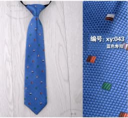 Ricnais Child Cartoon Slim Free knots Elastic strap Tie for Children Boys Girls Students Kid Stage Performance Photograph Tie