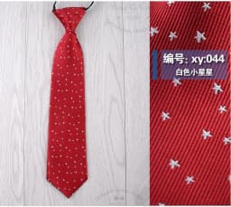 Ricnais Child Cartoon Slim Free knots Elastic strap Tie for Children Boys Girls Students Kid Stage Performance Photograph Tie