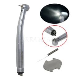 Dental LED High Speed Handpiece Air Turbine 2 Hole 4 Hole E-generator Large Head Cartridges 3 Water Spray Fit NSK PDM