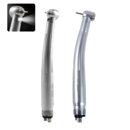 Dental LED (No LED) High Speed Handpiece Air Turbine 4 Hole E-Generator Large Head Cartridges 3 Water Spray Dental Tools
