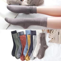 Cotton Knitted Women Socks Casual Solid Color Japanese Style Cute Long Socks Women Female Ladies Harajuku Streetwear Crew Socks