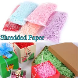 20/50g Multicolored Raffia DIY Paper Shredded Crinkle Paper DIY Gift Wrapping Basket Filling Material Wedding Party Package Deco