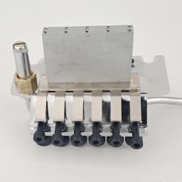 Wilkinson WODL1 Licensed 6-String Electric Guitar Double Locking Tremolo System Bridge 42mm R2 Nut Chrome Silver