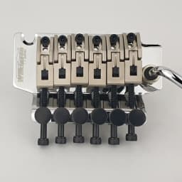 Wilkinson WODL1 Licensed 6-String Electric Guitar Double Locking Tremolo System Bridge 42mm R2 Nut Chrome Silver