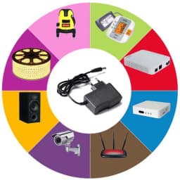 1pcs US EU Power Adaptor Supply 3V 5V 6V 7V 9V 10V 12V 1A 2A LED Light Strip DC Power Charger America AC 110-240V Monitor Adaper