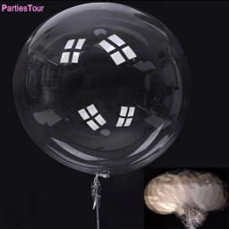 Bobo Balloon 50pcs 8 10 18 20 24 36 Inch Transparent Bubble Bobo Balloons LED Balloons Bobo Balls Wedding Birthday Party Decor