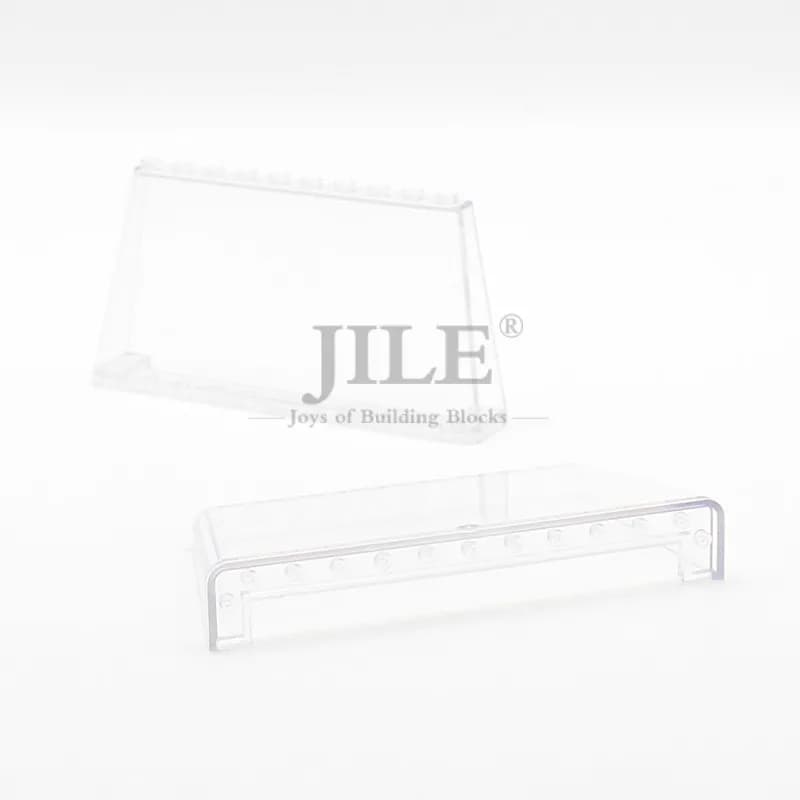 3pcs Moc Building Bricks Windscreen 2x12x4 Windshield Car Transparent Glass Panel Construction Blocks Compatible with 6267 Toys