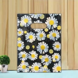 Multi Style Plastic Handle Bag 50pcs 15*20cm Small Jewelry Packing Party Favor Bags For Candy Cookie Gift box Packaging Pouches