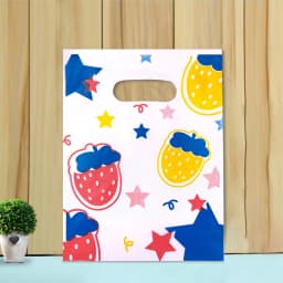 Multi Style Plastic Handle Bag 50pcs 15*20cm Small Jewelry Packing Party Favor Bags For Candy Cookie Gift box Packaging Pouches
