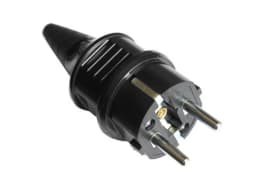 E-012 European Schuko 16A Power Plug IP44 Industry France/Germany Connector EU 2 Round Pins Adapter Type F AC Electrical Power -