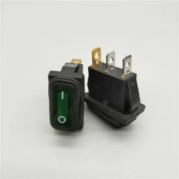 1pcs KCD3 3-pin 12V/220V LED light on / off rectangular long rocker switch waterproof IP67 automobile instrument panel ship type