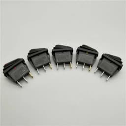 1pcs KCD3 3-pin 12V/220V LED light on / off rectangular long rocker switch waterproof IP67 automobile instrument panel ship type