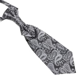 Men‘s Luxury Paisley Tie Jacquard Woven Silk Men Ties Necktie Red Black Blue Business Wedding Party Gentleman Accessories Gift