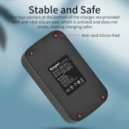 KingMa EN-EL15 ENEL15 Battery LCD Dual Charger For Nikon Z5 Z6 Z6II Z7 Z7II D500 D600 D610 D750 D780 D800 D800E D810 D810A D850