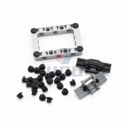 High-Tech Parts Link Tread Rubber Stopper Bricks 24375 Tank Wide Track Chain 57518 Attachment MOC Bulk Accessory Building Blocks
