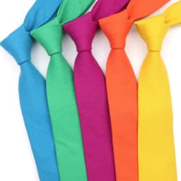 Solid Linen Tie 6cm Slim Necktie Candy Color Leisure For Men Wedding Social Party Suit Gift Pink Black Skinny Daily Accessory
