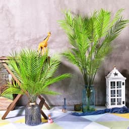 125CM Artificial Plants Large Palm Trees Green Realistic Tropical Fake Trees Indoor And Outdoor Shrubs Home Room Decoration