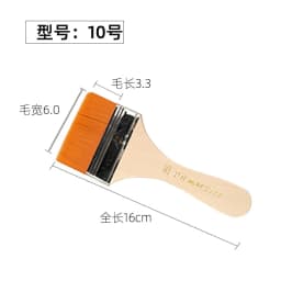 High Quanlity Different Size Nylon Hair Painting Brush for Artist Oil Watercolor Powder Acrylic Paint Brushes School Art Supplie