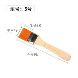 High Quanlity Different Size Nylon Hair Painting Brush for Artist Oil Watercolor Powder Acrylic Paint Brushes School Art Supplie