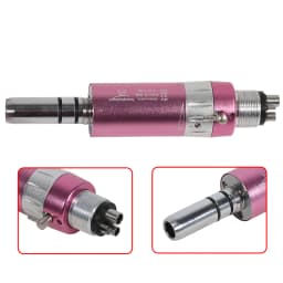 Yabangbang 2/4 Hole Dental Slow Low Speed Air Motor Micromotor Connector Fit NSK Contra Straight Handpiece Dentist Tool