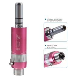 Yabangbang 2/4 Hole Dental Slow Low Speed Air Motor Micromotor Connector Fit NSK Contra Straight Handpiece Dentist Tool