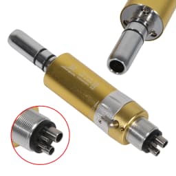 Yabangbang 2/4 Hole Dental Slow Low Speed Air Motor Micromotor Connector Fit NSK Contra Straight Handpiece Dentist Tool