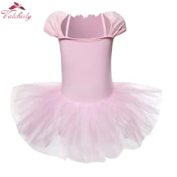 New Design Kids Flower Ballet Dress Party Dance Wear Girls Ballerina Dance Costume for Toddler