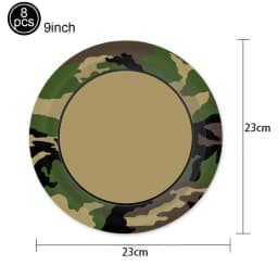 Army Birthday Party Decor Camo Cake Toppers Camouflage Tank Plane Cupcake Topper Birthday Soldier Military Party Supplies
